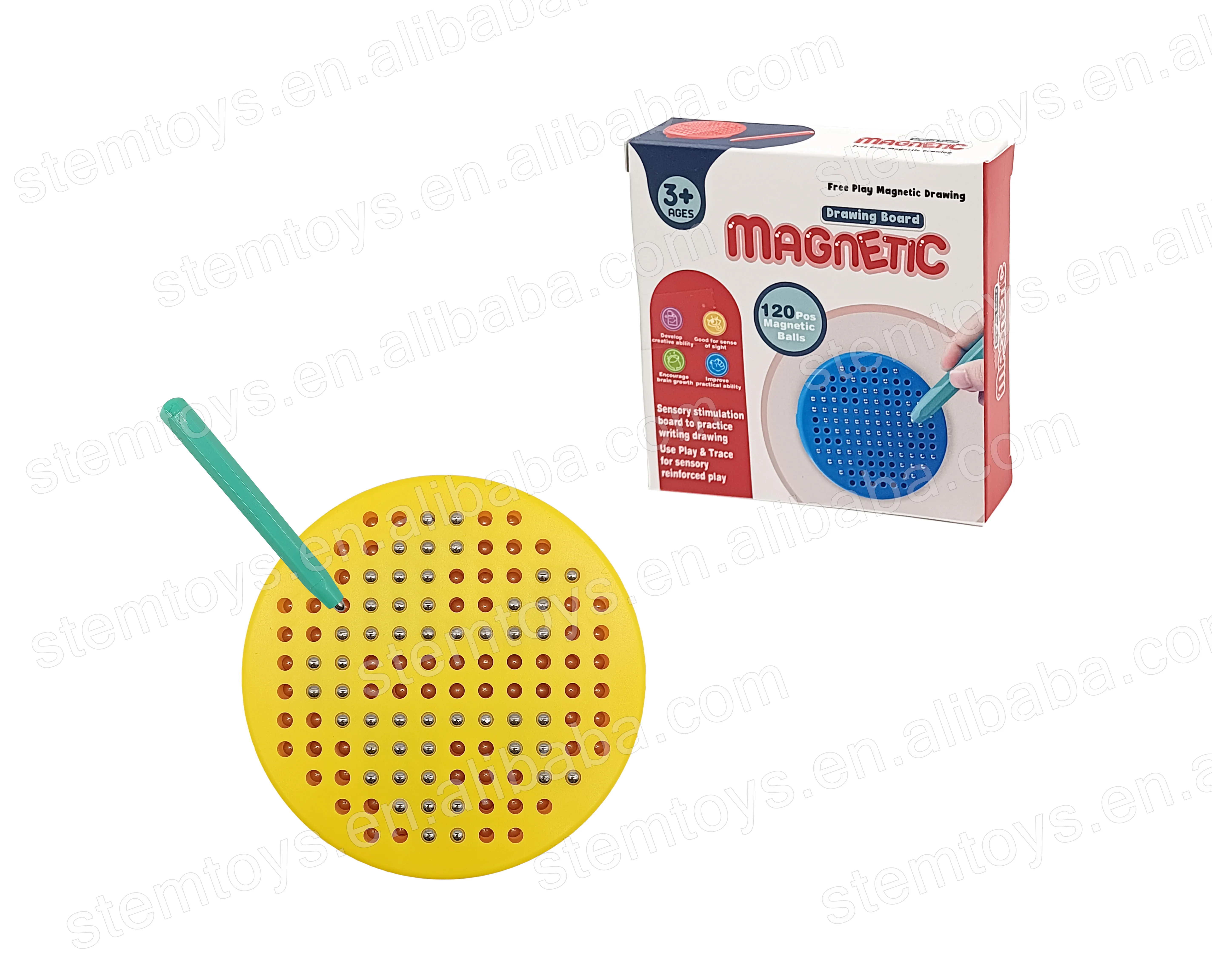 IQ game preschool magnetic drawing board love leter game stem educational toys for kids