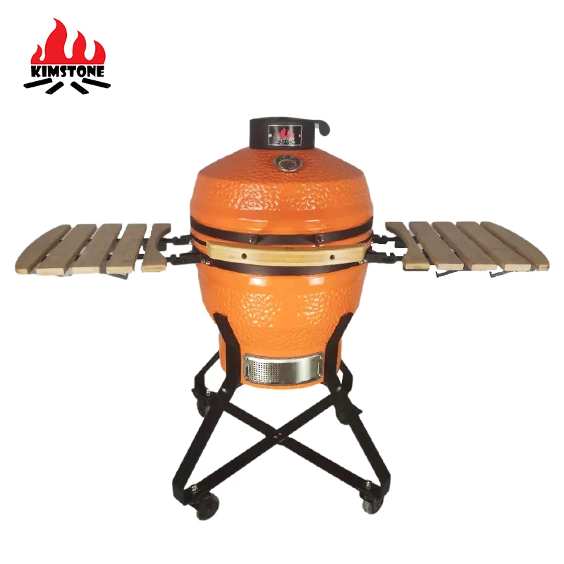 18inch Stand Bog Kamado Cast Iron Chimney for Kamado Wuxi Cooking Grid With Deflector Kamado Grill