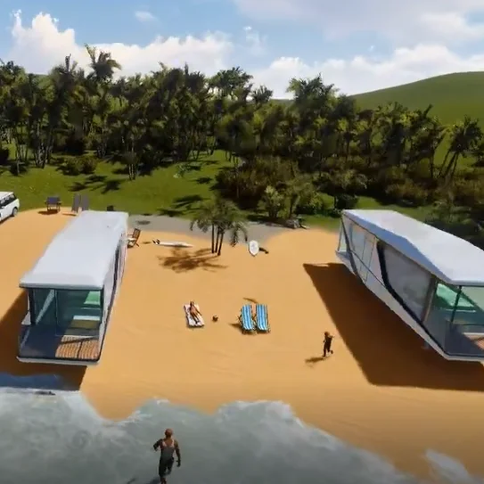 Ready To Ship Fold-Out Portable Shipping Container Home Cheap Tiny House Cabin Box on Wheels Price