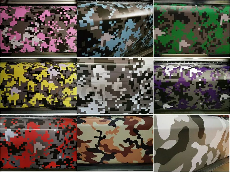 Best Seller 1.52 x 30M A-rmy Digital Car Wrapping Truck Wrap Camo Vinyl Rolls