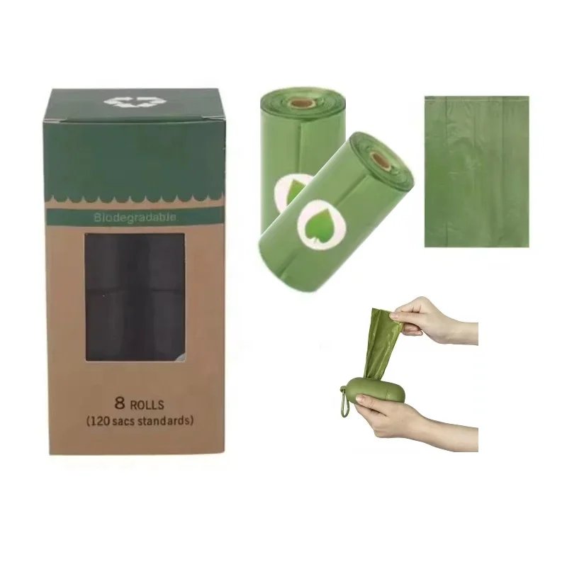 Manufacturers wholesale high quality pet accessories pick up poo bags Dog go out to pick up poo bags biodegradable garbage bags
