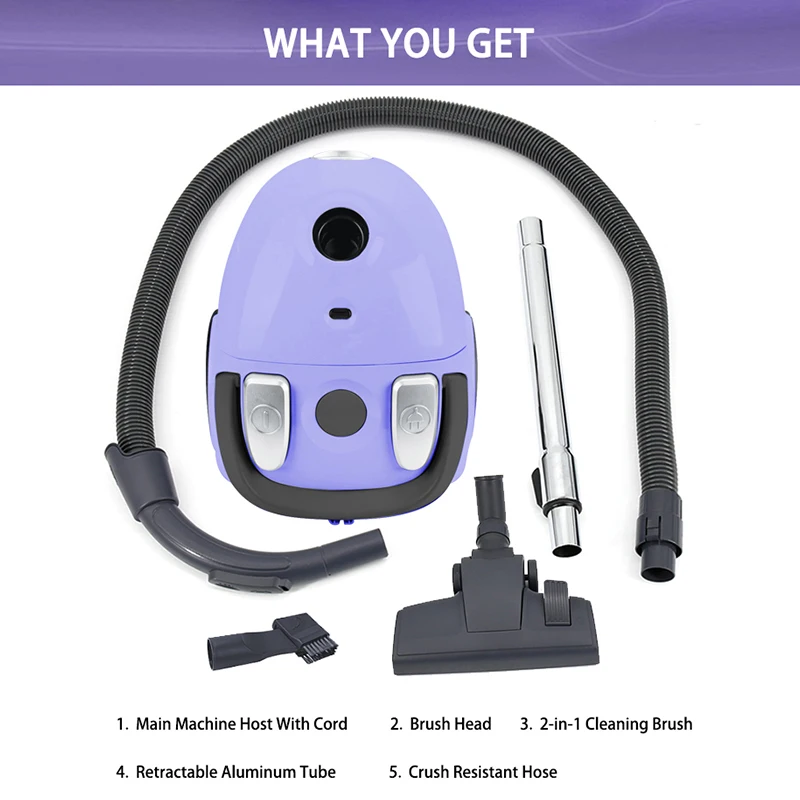 Shiny XL-309 Factory Price Compact Design Bagged Vacuum Cleaner For Home