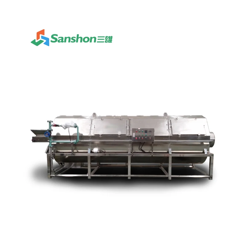 Low-price Industrial Fruit Continuous Precooking Machine Spiral Blanching Machine