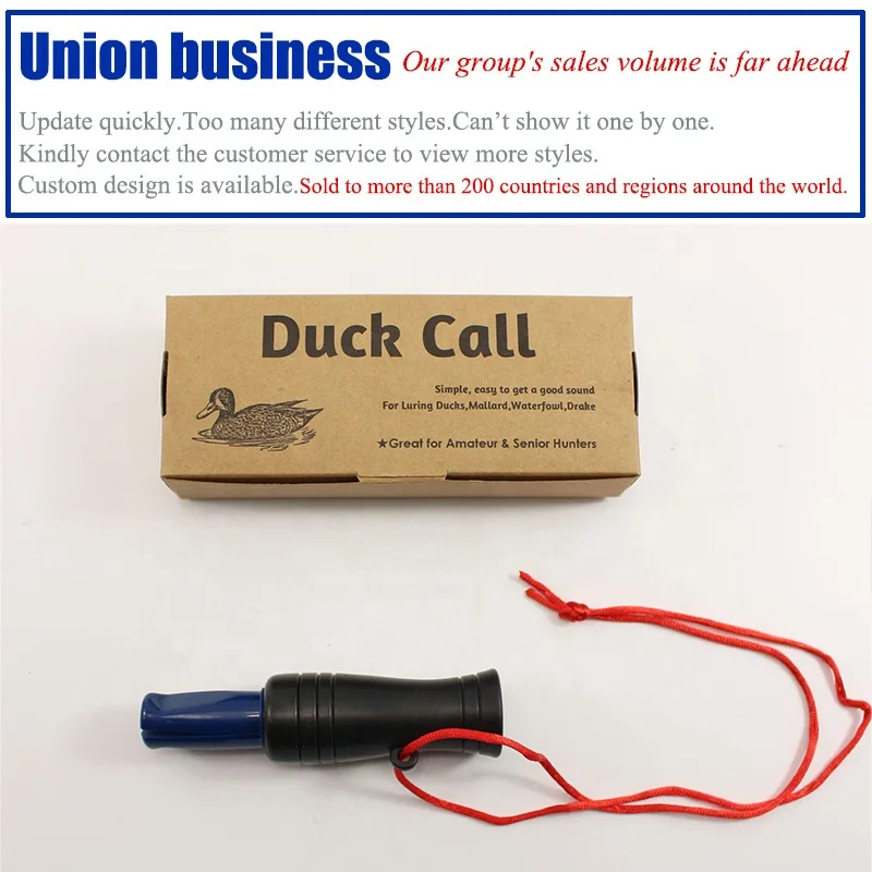 Hunting Game Caller Hunt Whistle Duck Call Whistle Realistic Sounding Duck Call PVC Duck Call Noise Whistle for Outdoor Use