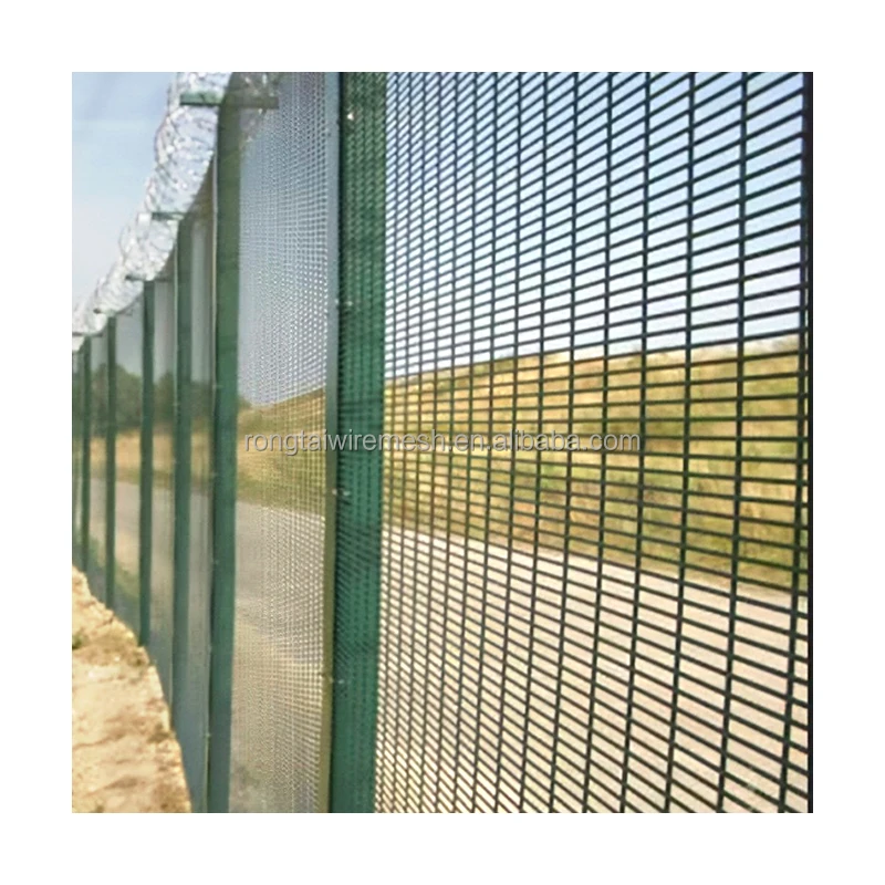 Hot Sale  Steel  customize prison anti cut anti climb mesh   anti climb  358 fence