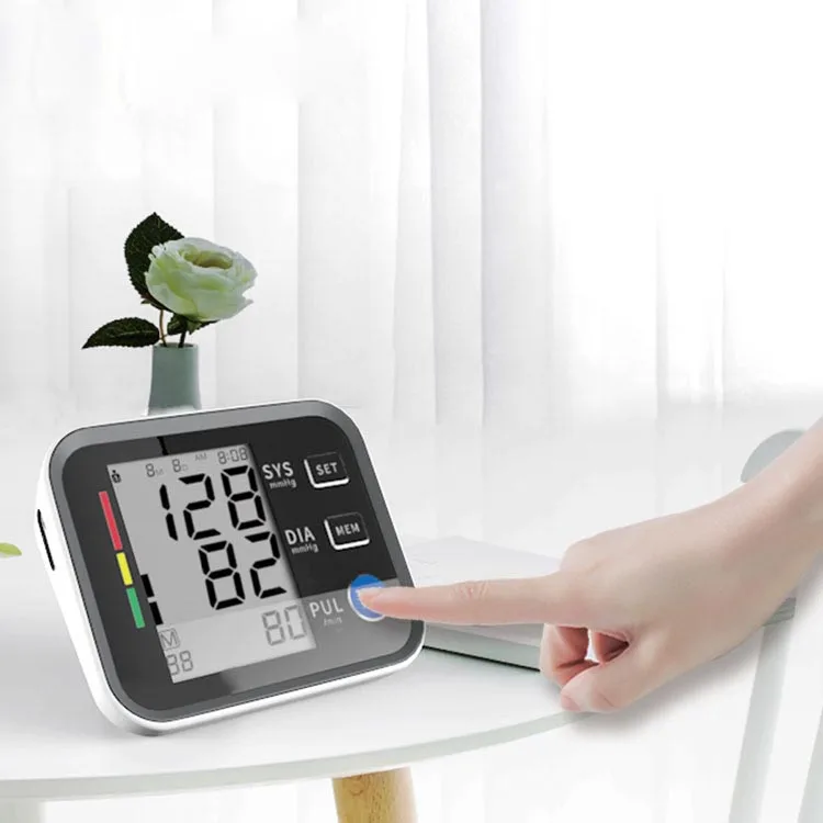 CE MDR Certified Blood Pressure Monitor And Heart Rate Monitor Big Screen Digital Upper Arm Blood Pressure Monitor BP Machine