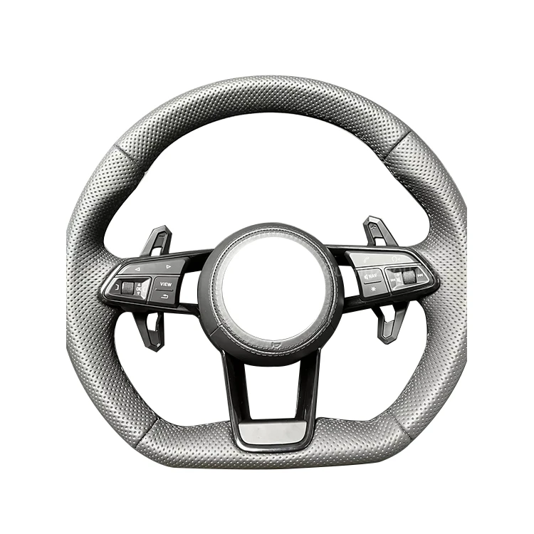 Fit For Old Model To New Model B9 Forged Carbon Fiber Steering Wheel For Audi A3 A4 A5 A6l A7 A8 Rs3 Rs4 Rs5 Rs6 Rs7 Q3 Q5 Q7
