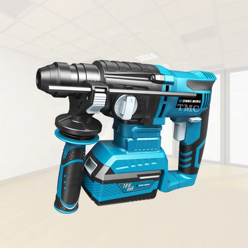 
Portable Electric 18V Li-ion Battery Power Cordless Rotary Hammer Combo Kit drill press tool set model RH-L0318-2T 