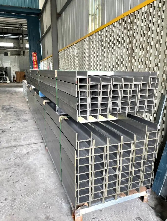 Высокопрочная лучевая H-образная I-образная антикоррозийная изоляция длительный срок службы FRP Стекловолоконная конструкция