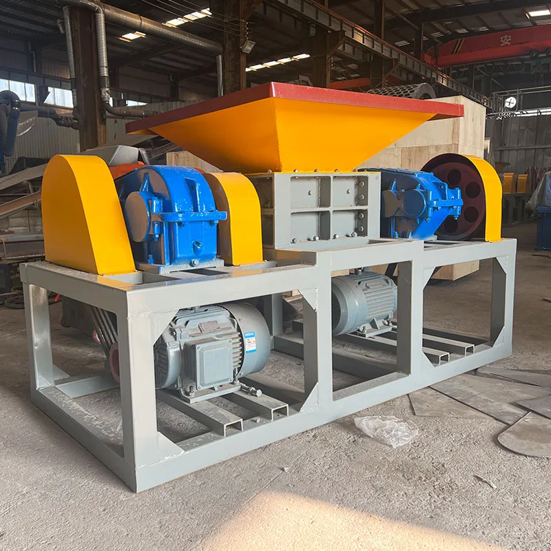 Heavy duty paper wire waste shredder machine waste textile  for shredding fabric shredder machine
