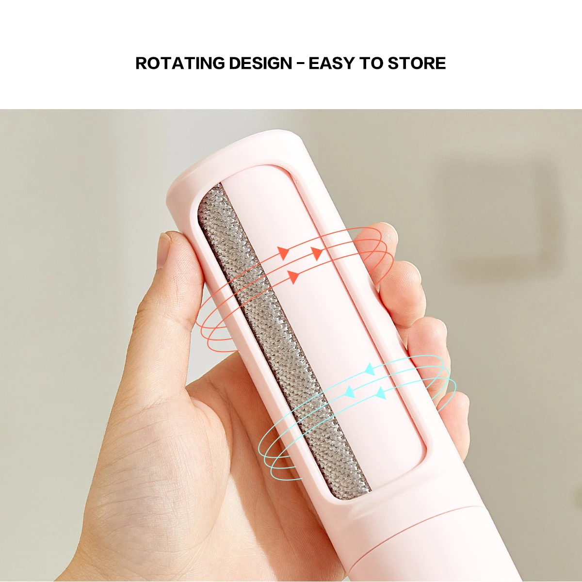 Portable Travel Lint Remover Self Cleaning Lint Roller Brush Reusable Dog Cat Hair Remove Tool