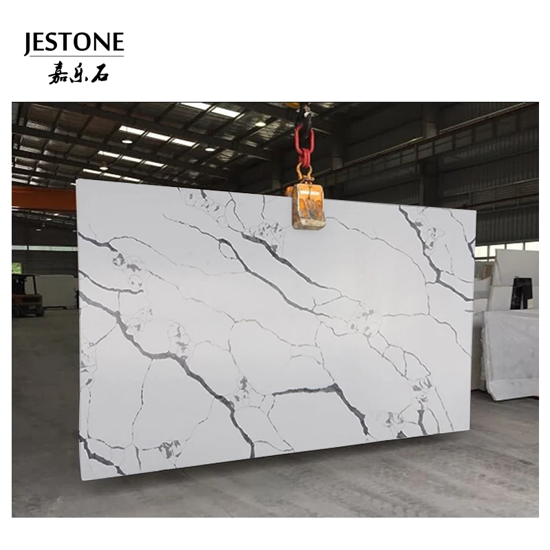 Guangdong factory display counters quartz surface countertop artificial stone sheet home Remodeling compound stones slab