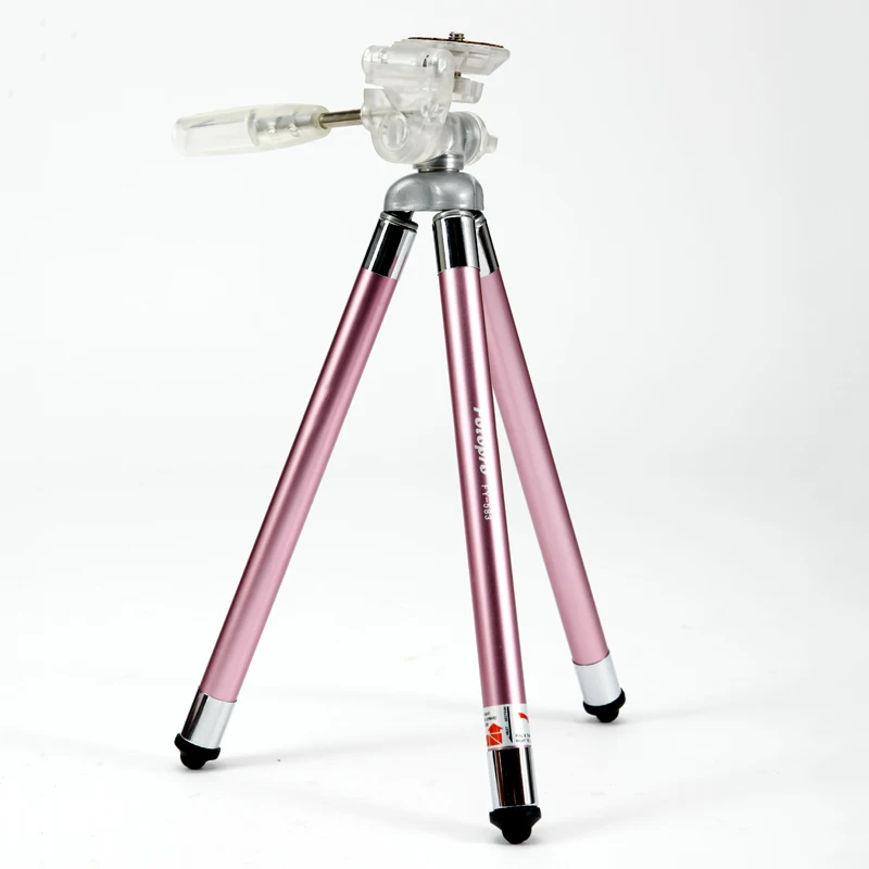 Fotopro 8 Section 3- Way Video Head Travel Lightweight Compact Camera Digital Tripod for Camera DSLR