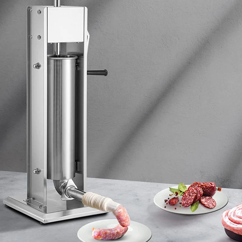 Sausage Stuffer Kitchen Stuffing Maker Stainless Steel Meat Sausage Machine for Household Commercial