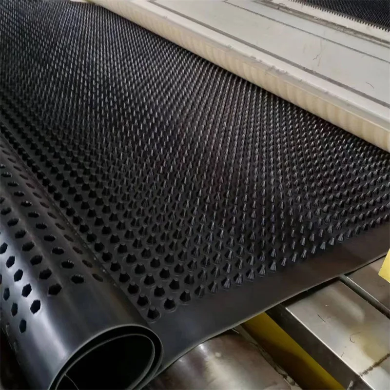 Водонепроницаемая конструкция пластиковый лист HDPE дренажная доска затемняющий мембранный дренажный коврик