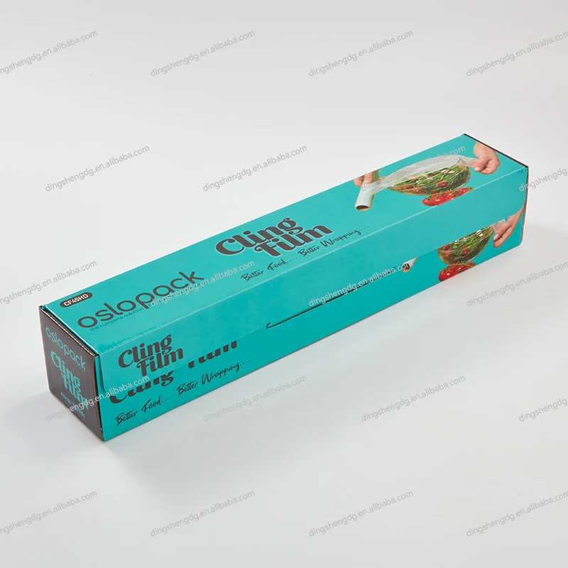 Customized Biodegradable PLA Cling Film Eco-Friendly Food Grade Compostable Wrap on Roll