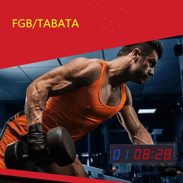 Multifunctional Stopwatch Tabata FGB Timer Clock Gym LED Timer For Indoor Gym Fitness