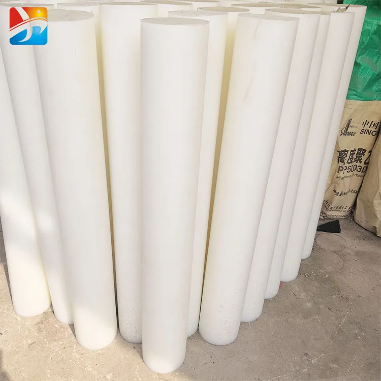 Customized size Environmental protection Food grade plastic mc nylon rod white pa6 round rod