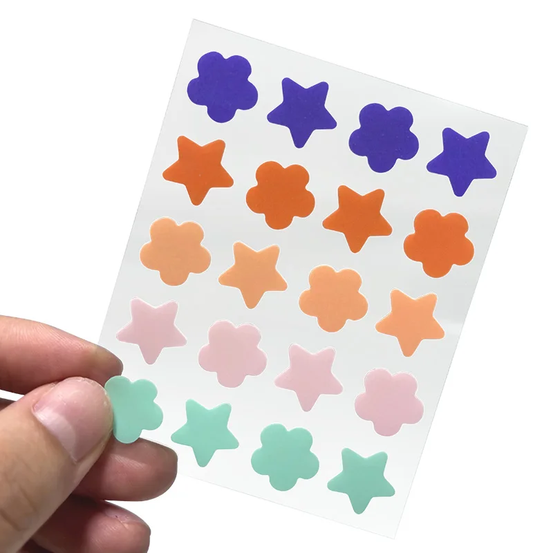 Popular Pimple Patch Private Label 20 Zit Patch Acne Dots Hydrocolloid Cute Flower Blemish Patch Cheap