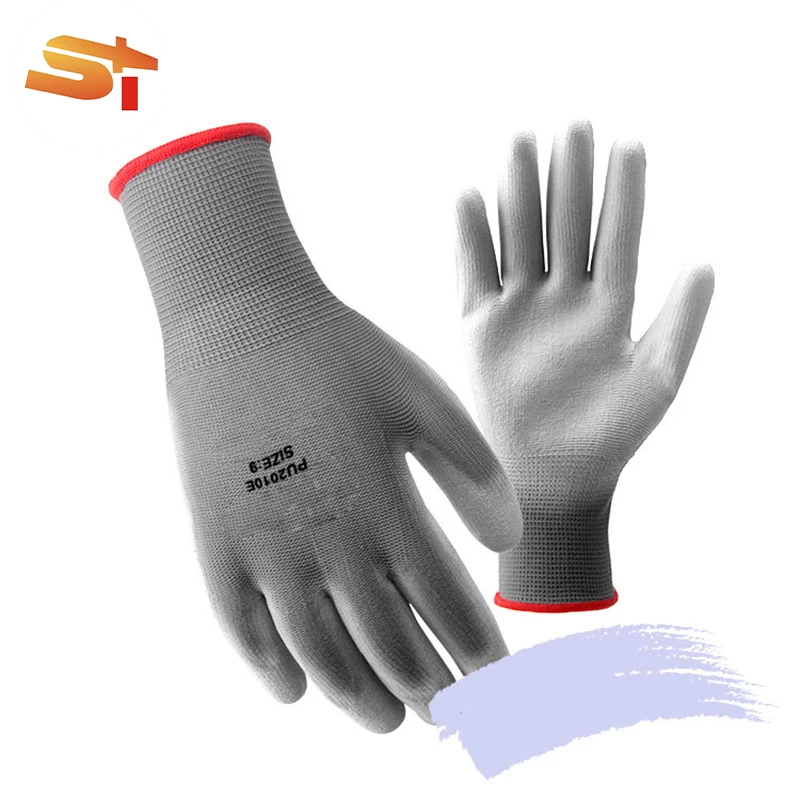 Хлопчатобумажная нейлоновая и спандекс Тяжелая A722 Work-Gloves-30Cm Спецодежда качественная машинка для пальцев хлопковые перчатки работы