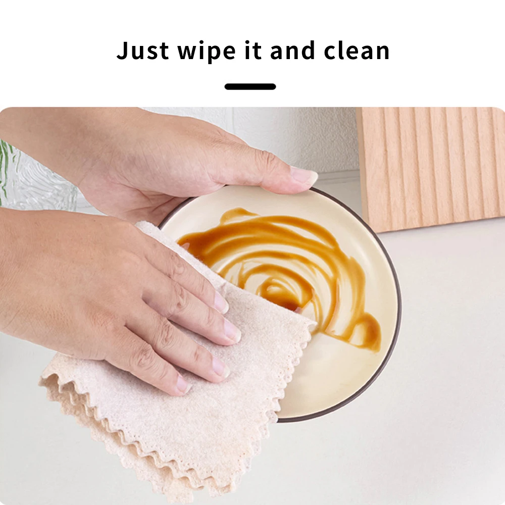 Wholesale Towel Gourd Rag Household Towel Gourd Oil Absorption Not Easy to Drop Dishwashing Kitchen Rag