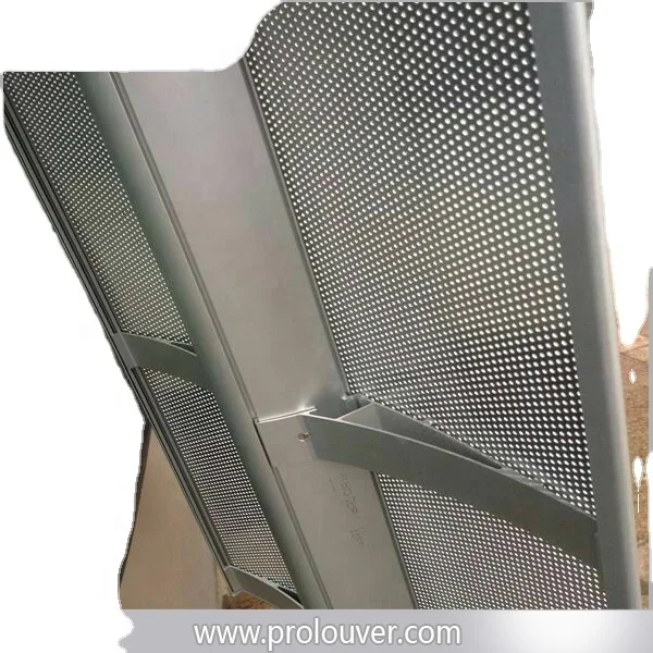 perforating louver screening