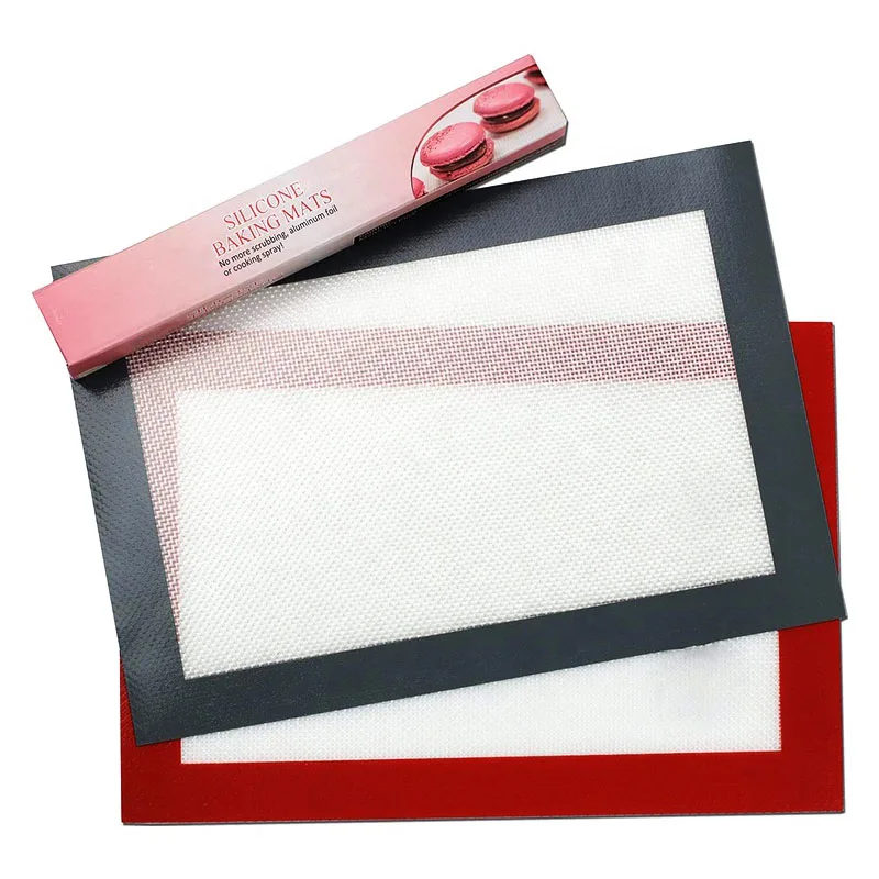 Larger Size Professional Kitchen Tool Silicone Coated Fiber Glass Nonstick Cake Pastry Macaron Baking Mat