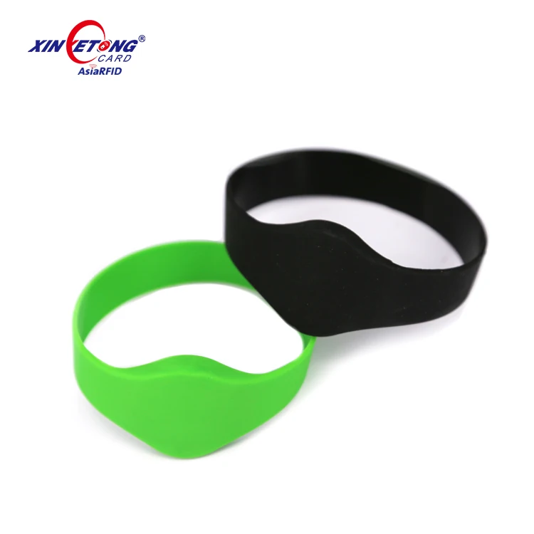 Factory price 13.56MHz silicone RFID NFC wristband bracelet NFC smart band