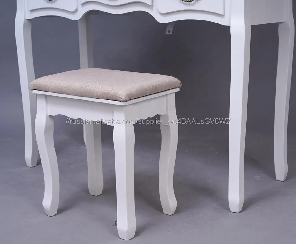 Новый дизайн Европейский красоты белый деревянный призеркальный столик