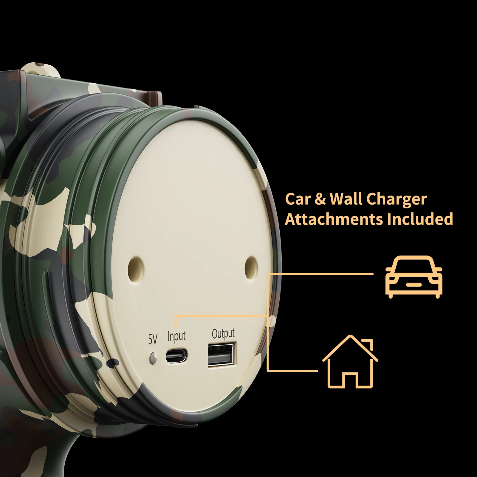 High quality Rechargeable Handheld Spotlight with impact resistant housing for outdoor