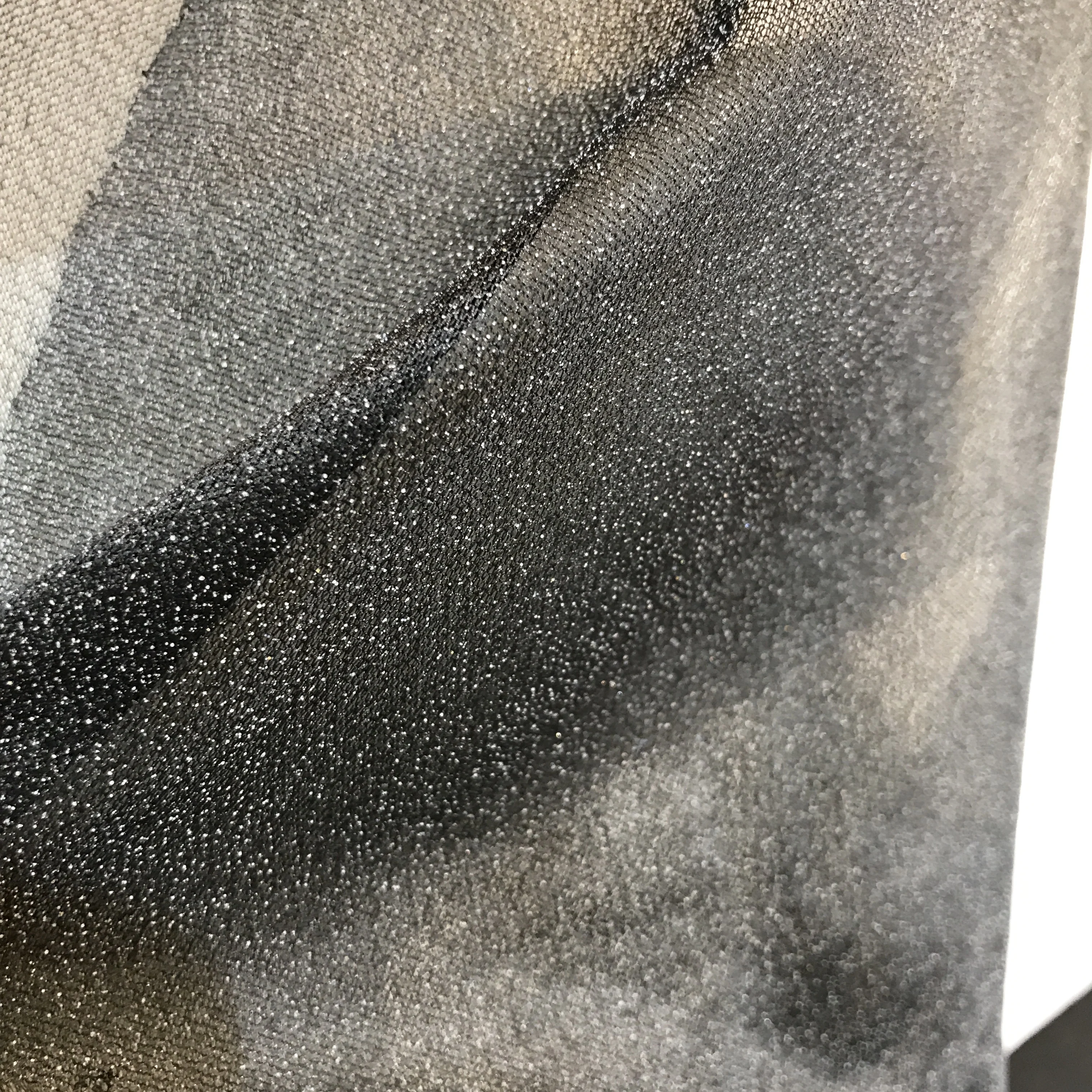 Circular elastic fusible knitted interlining fabric for garment backing