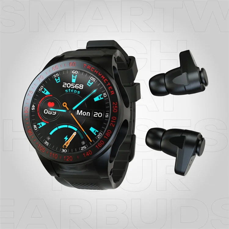 Smartwatch 2 в 1 Wearbuds Новые поступления 2021 W26 высококачественные умные часы с