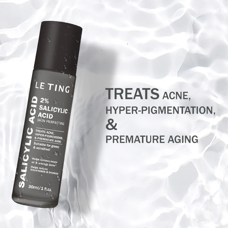Private Label 2% Salicylic Acid And Points For Beauty Moisturizing Gentle Exfoliation Face Serum Face Toner