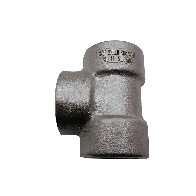 Stainless steel compression fittings tee, instrument fittings 3000LB S32205 PIPE FITTINGS