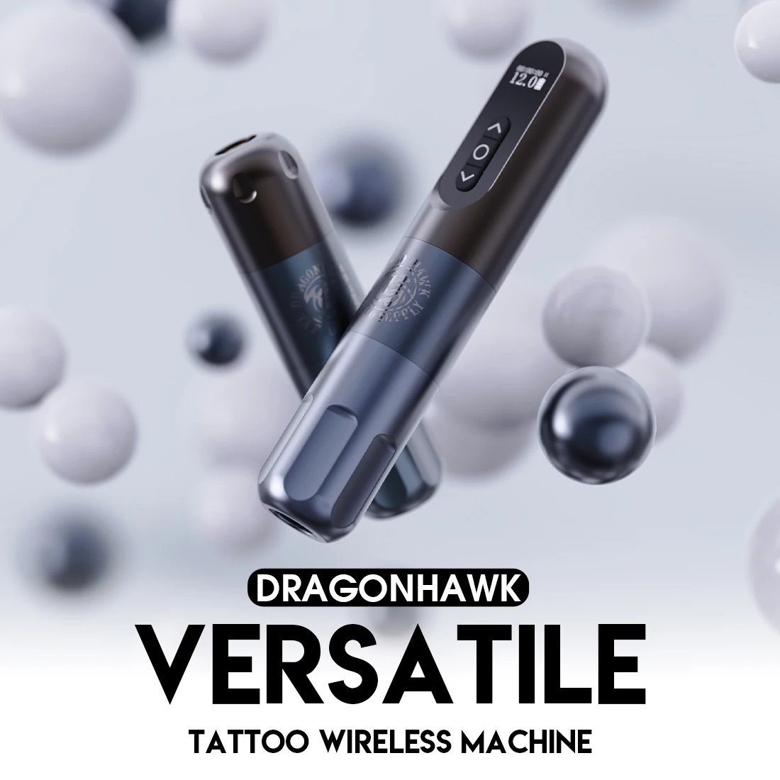 Dragonhawk High Quality 1000mAh Lithium Battery Wireless Tattoo Pen Machine Strokes 3.5 mm