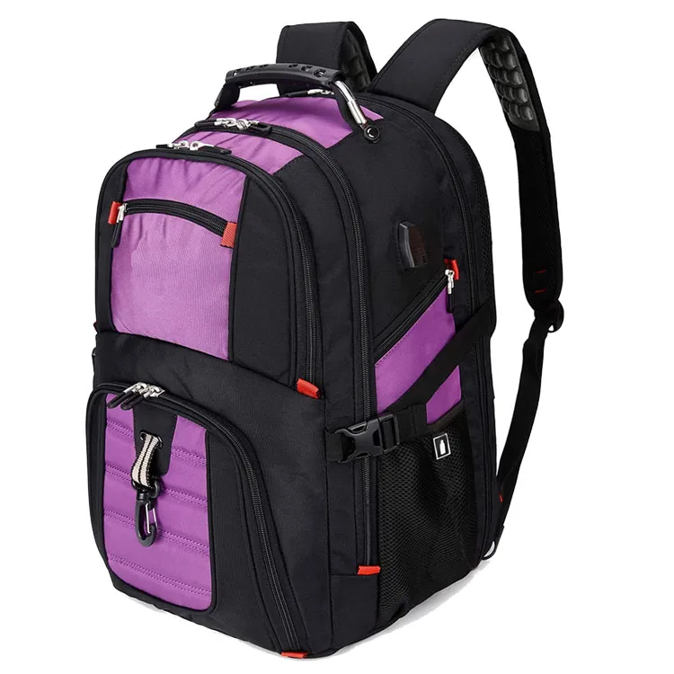 Extra Large 50L Travel Laptop Backpack with USB Charging Port Fit 17 Inch
