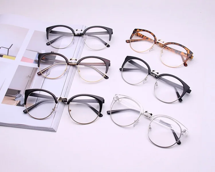 Round Women Sunglasses Frame For Optical Frame Fashion Design Eyeglasses Frame