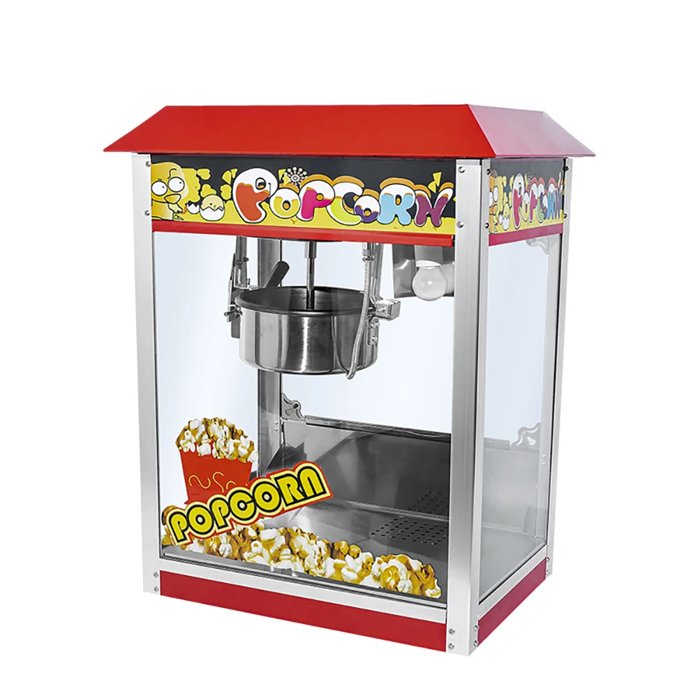 Automatic puffing electric ball butterfly grain blasting machine commercial use theater popcorn machine