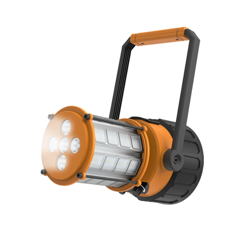 Newest LED Outdoor Waterproof Floodlight Camping Lights With Power Bank Rechargeable 48w led temporary work light