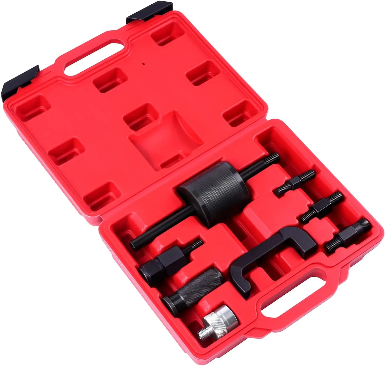 Auto Repair Mercedes Benz CDI 611/612/613/646/647/648 Remover Injector Puller Extractor Tool Kit with 1 Slide Hammer 3 Adapter