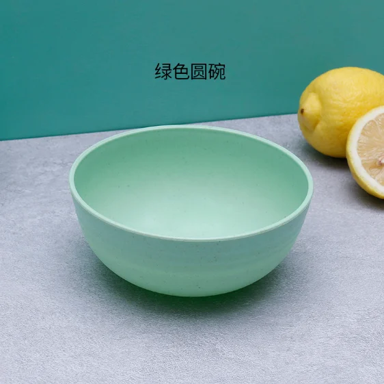 Hot sale natural eco-friendly reusable compostable plastics pla bagasse wheat bamboo fiber tableware for kids