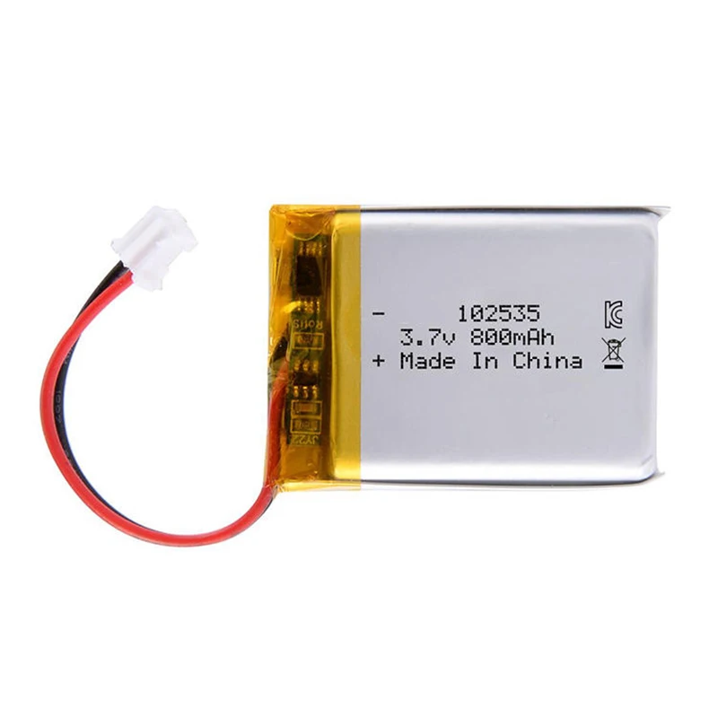 2023 Shenzhen Mini Size Rechargeable 3.7V 800mAh lithium polymer battery 102535 Intelligent devices lipo battery