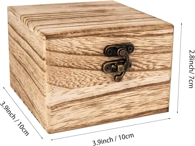 Rustic Vintage Unique Wood Watch Box Personalized Organizer Custom Wooden Jewelry Boxes Wholesale