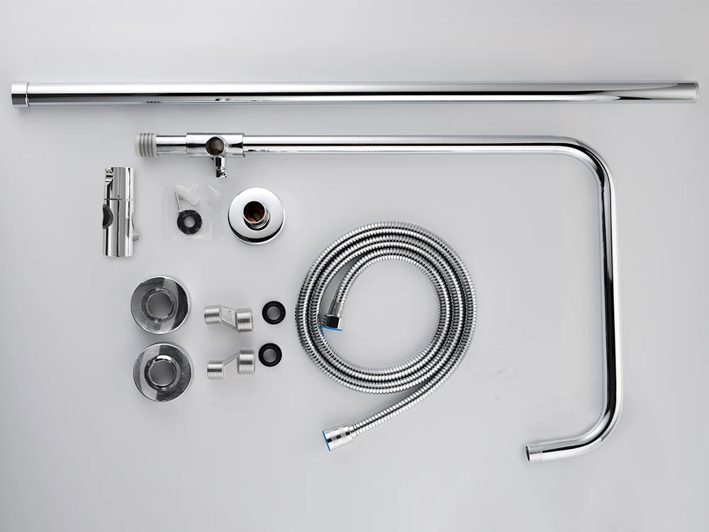 TB-5004 Tengbo round top head rainfall shower set