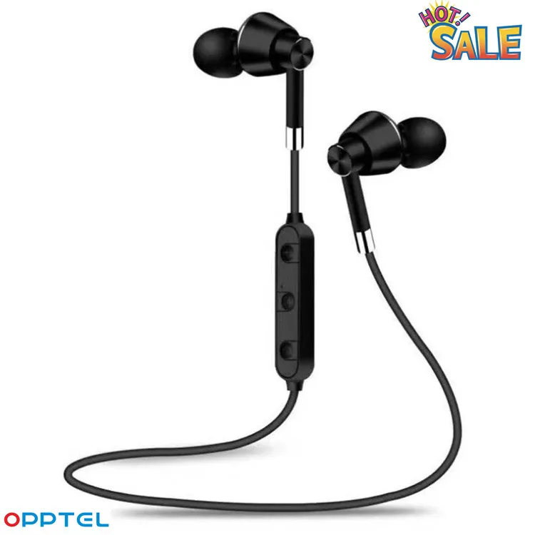 Wireless sports headset metal wireless headset in ear sports waterproof