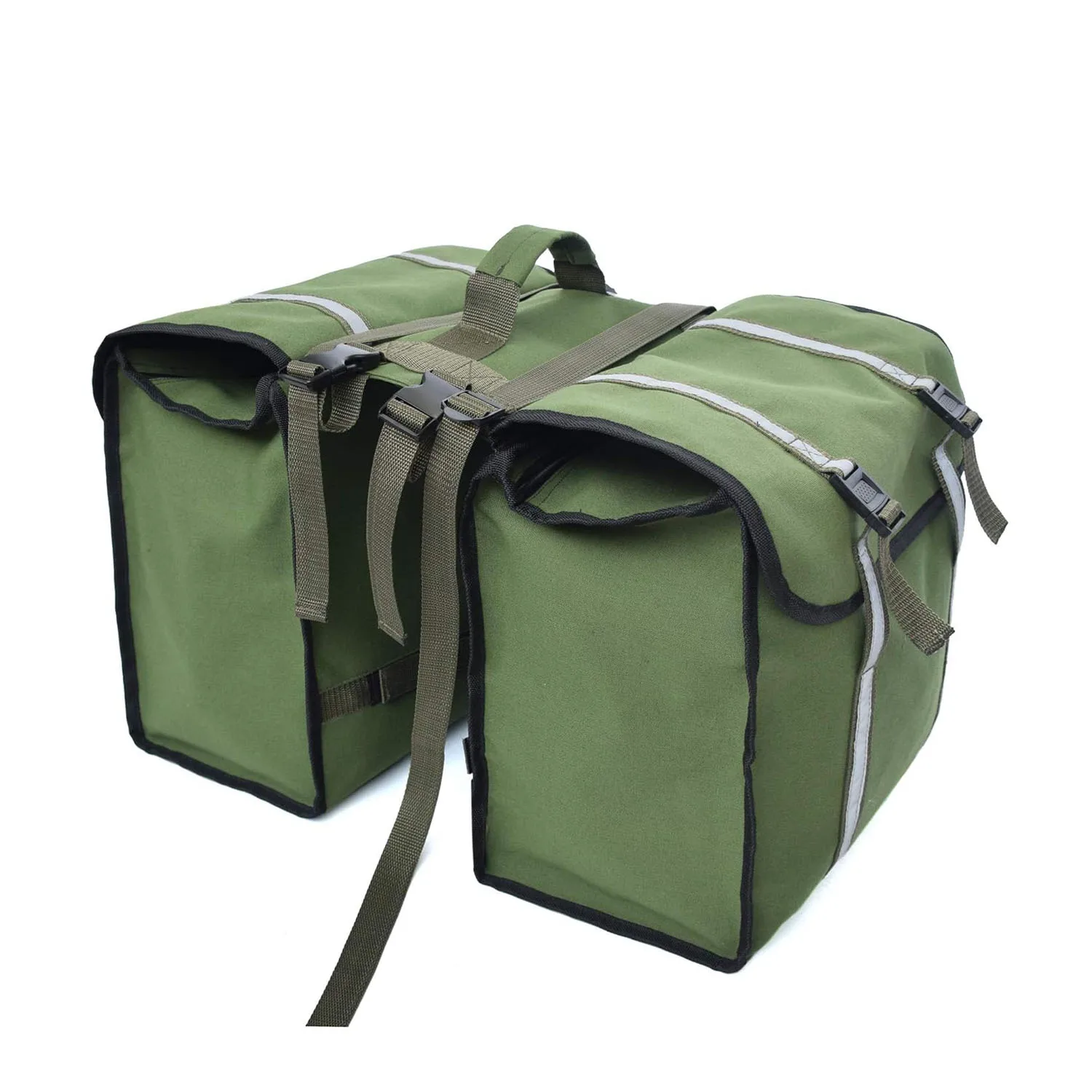 Factory Outlet Bike Transport Bag Army Green Bicycle Rear Seat Carrier Bag Water Resistant