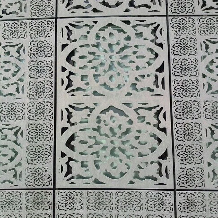 
Home Decoration Partition Laser Cut Screen Panel Aluminium Carved Engraved Sliding Room Divider 