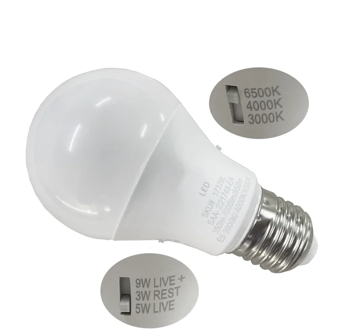 Sunsing  Multi CCT Multi wattage E27 A60 Led Globes Led Bulbs Lighting Source