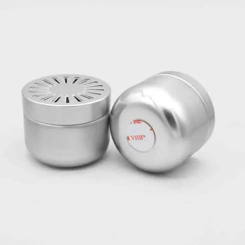 150ml/5.07oz customized aluminum cosmetic jar with hollow hole cover for car home air freshener cream