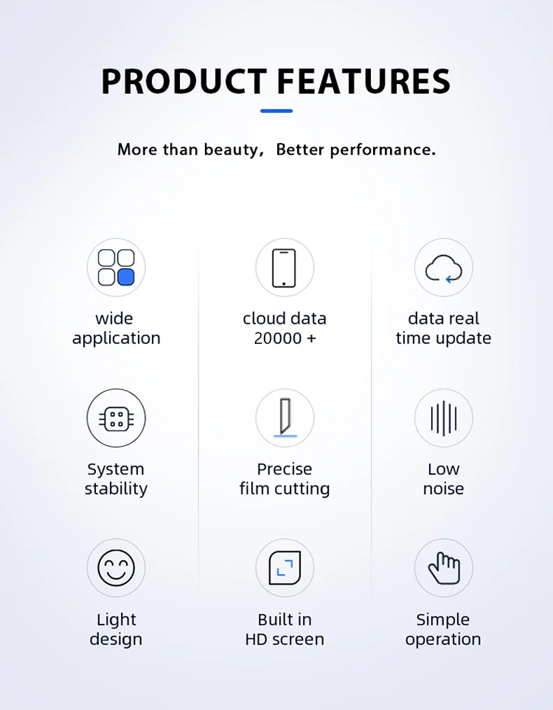 Factory Price Blade Engraving cutter machine Mobile Phone Protective Film Cutting Small  Cutting Machine